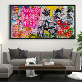 LOVE IS ALL WE NEED Graffiti